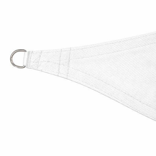 Żagiel przeciwsłoneczny - cień tarasowy, trójkątny 5x5x7 m W kolorze białym - HDPE