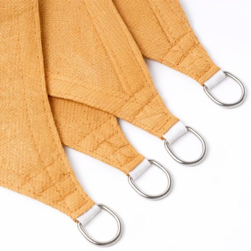 Żagiel przeciwsłoneczny - cień tarasowy, prostokątny 2x2 m W kolorze beżowym - HDPE